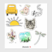 Verscheidenheid Sticker (Vel)