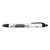 Verschijnte afbeelding van de cartoon van de  zwarte inkt pen (Bovenkant)