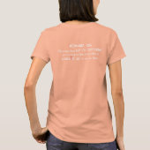 Verschil naar ontwerp t-shirt (Achterkant)