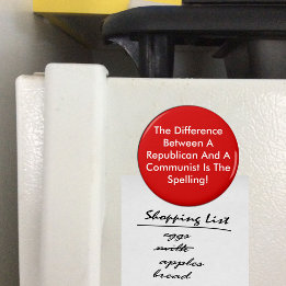 Verschil tussen een republikein en een communist magneet