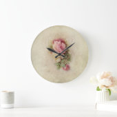 Verschilderde Rozen Stijl Grote Klok (Huis)