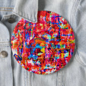 Verschilderen van abstracte golven met meerdere kl ronde button 6,0 cm (In situ)