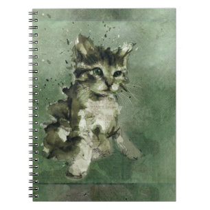 Verschilderen van katten waterverf notitieboek