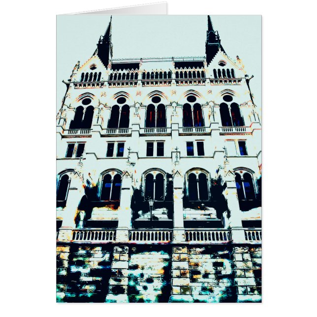 Verschildering van het Hongaarse parlement (Voorkant)