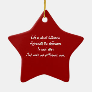 Verschillen Keramisch Ornament