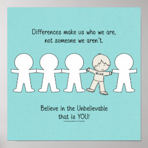 Verschillen maken ons poster