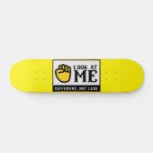 VERSCHILLEND, NIET MINDER gebarentaal bewustzijn Skateboard (Horizontaal)