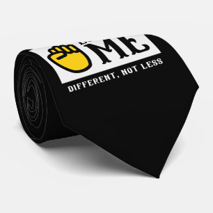 VERSCHILLEND, NIET MINDER gebarentaal bewustzijn Stropdas