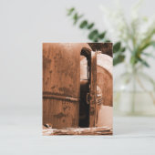 Verschillend Uitzicht oude vrachtwagen in Sepia Briefkaart (Staand voorkant)