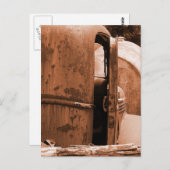 Verschillend Uitzicht oude vrachtwagen in Sepia Briefkaart (Voorkant / Achterkant)
