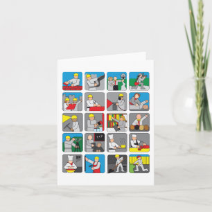 Verschillende beroepen kaart