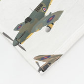 Verschillende Britse WW2-vliegtuigen Fleece Deken (Hoek)