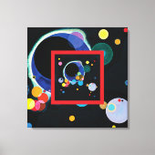 Verschillende cirkels van Wassily Kandinsky Canvas Afdruk (Voorkant)