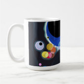 Verschillende cirkels, Vassily Kandinsky digitaal Koffiemok (Links)