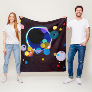Verschillende cirkels, Wassily Kandinsky Fleece Deken