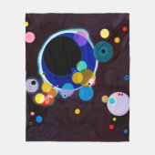 Verschillende cirkels, Wassily Kandinsky Fleece Deken (Voorkant)