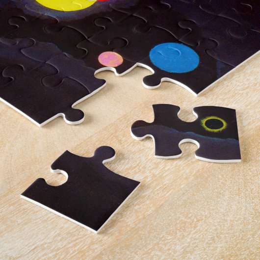 Verschillende cirkels, Wassily Kandinsky Legpuzzel (Zijkant)