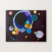 Verschillende cirkels, Wassily Kandinsky Legpuzzel (Horizontaal)