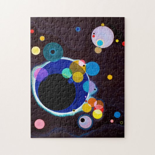 Verschillende cirkels, Wassily Kandinsky Legpuzzel (Verticaal)