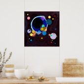 Verschillende cirkels, Wassily Kandinsky Poster (Keuken)