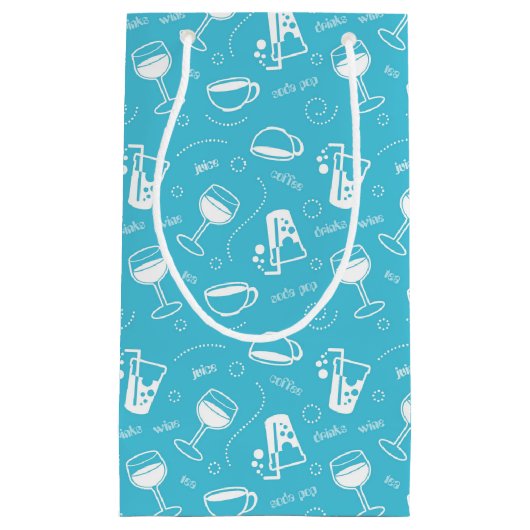 Verschillende drinken klein cadeauzakje (Voorkant)