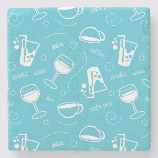 Verschillende drinken stenen onderzetter (Voorkant)