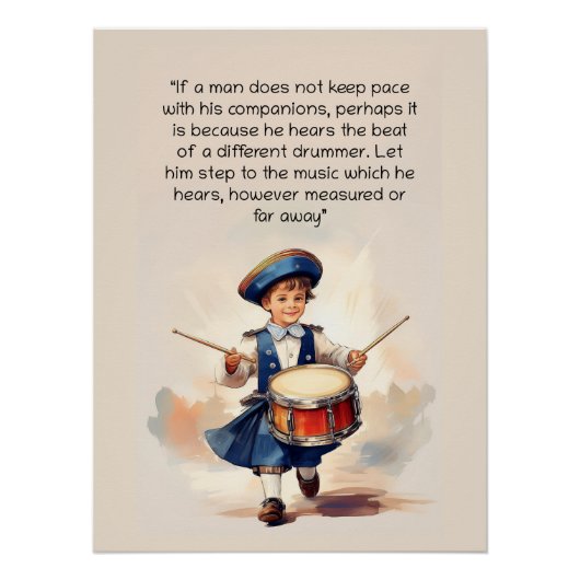 Verschillende drummer kunst perfect poster (Voorkant)