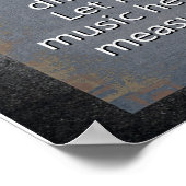 Verschillende drummer — Thoreau Quote — Art Print (Hoek)