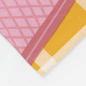 Verschillende gearomatiseerde wafers naadloze acht fleece deken (Hoek)