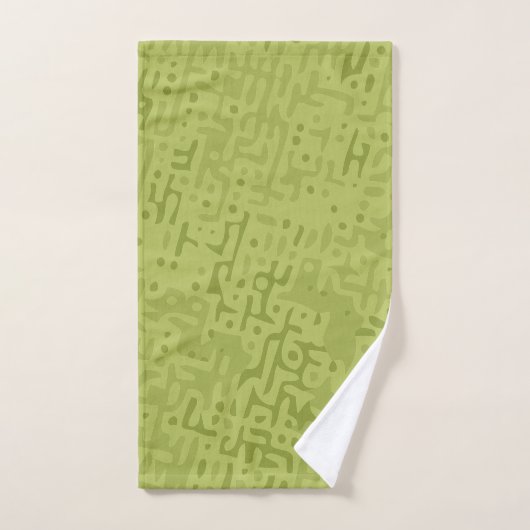 Verschillende groene tinten handdoek (Handdoek)
