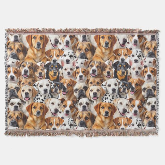 Verschillende hondenrassen deken (Voorkant)