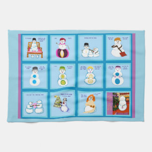 Verschillende keukenhanddoeken Snow Folks