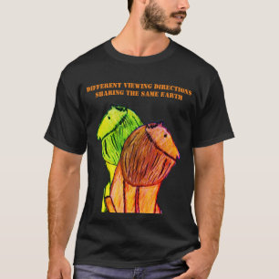 Verschillende kijkrichtingen t-shirt