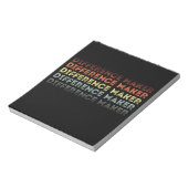 Verschillende maker  notitieblok (Gedraaid)