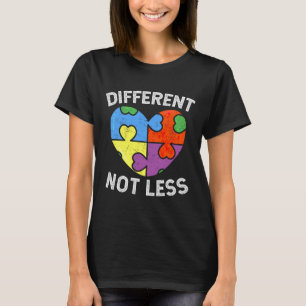 Verschillende niet minder bewustwording van autism t-shirt