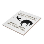 Verschillende paarden tegeltje (Zijkant)