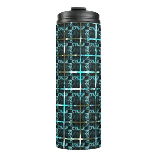 Verschillende schaken, vierkanten of afbeelding on thermosbeker (Voorkant)