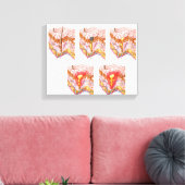 Verschillende soorten Acne Canvas Afdruk (Insitu (Woonkamer))