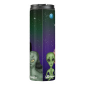 Verschillende uitheemse soorten, UFO, roestvrije g Thermosbeker (Achterkant)