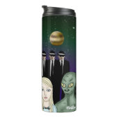 Verschillende uitheemse soorten, UFO, roestvrije g Thermosbeker (Geroteerd rechts)