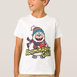 Verschrikkelijk koel Winter Yeti Design T-shirt