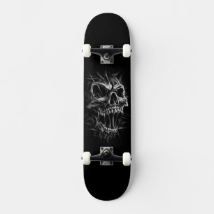 verschrikkelijk skelet skateboard