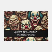Verschrikkelijke Clowns Halloween Deurmat (Voorkant)