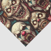 Verschrikkelijke Clowns Halloween Tissuepapier (Detail)