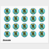 Verschrikkelijke Monster Sticker (Vel)