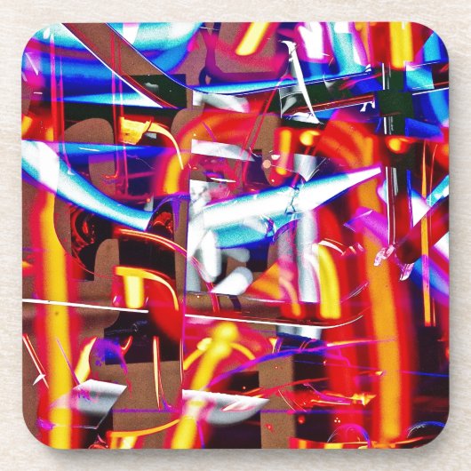 verschrompelde lichten bier onderzetter (Voorkant)