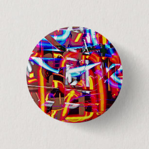 verschrompelde lichten ronde button 3,2 cm