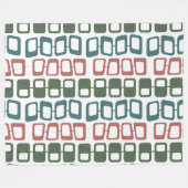 Verschuine rechthoeken fleece deken (Voorkant (Horizontaal))