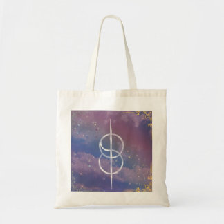 verschuivend symbool in de wolken tote bag