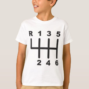 Verschuiving snelheid 6 t-shirt